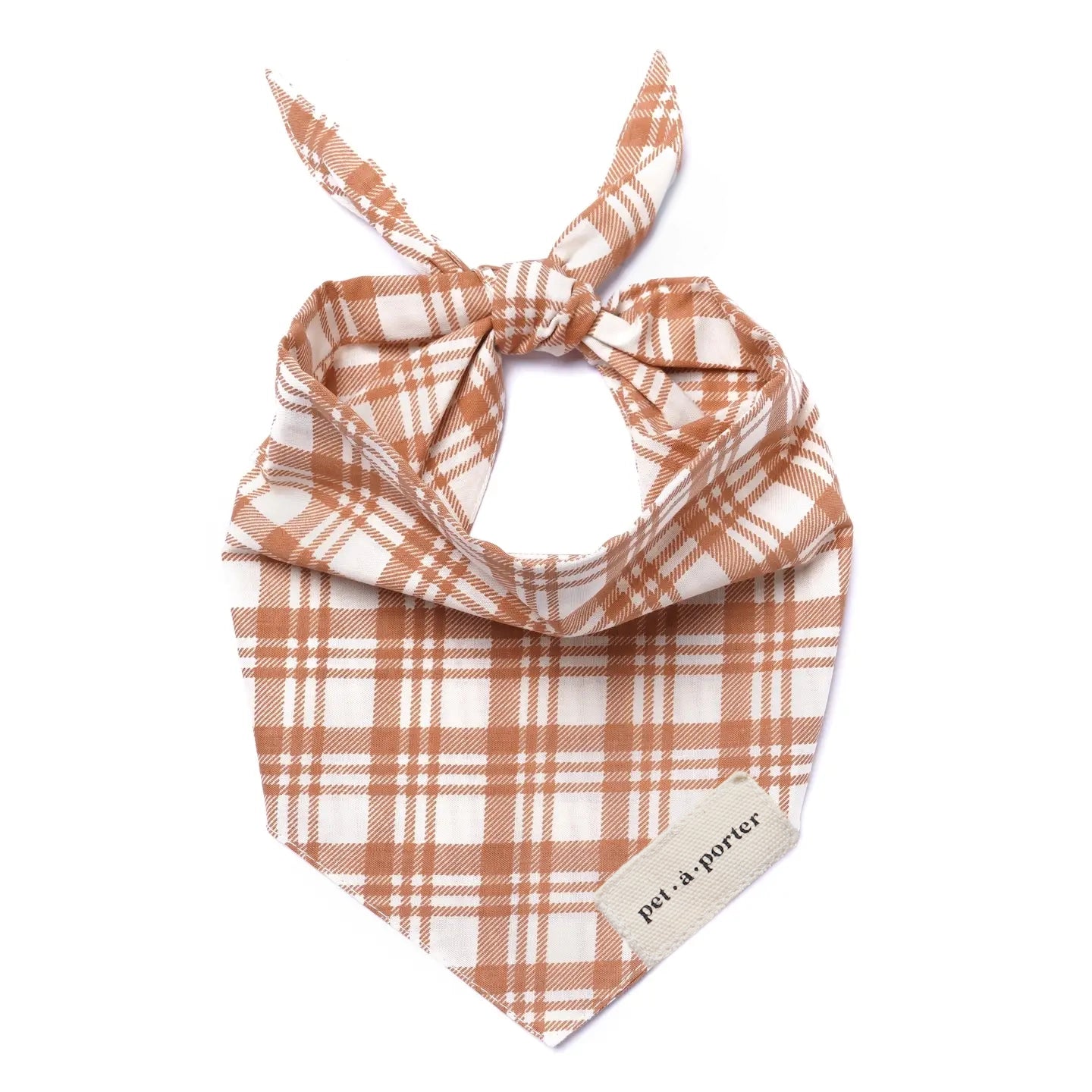 Ginger Plaid Bandana