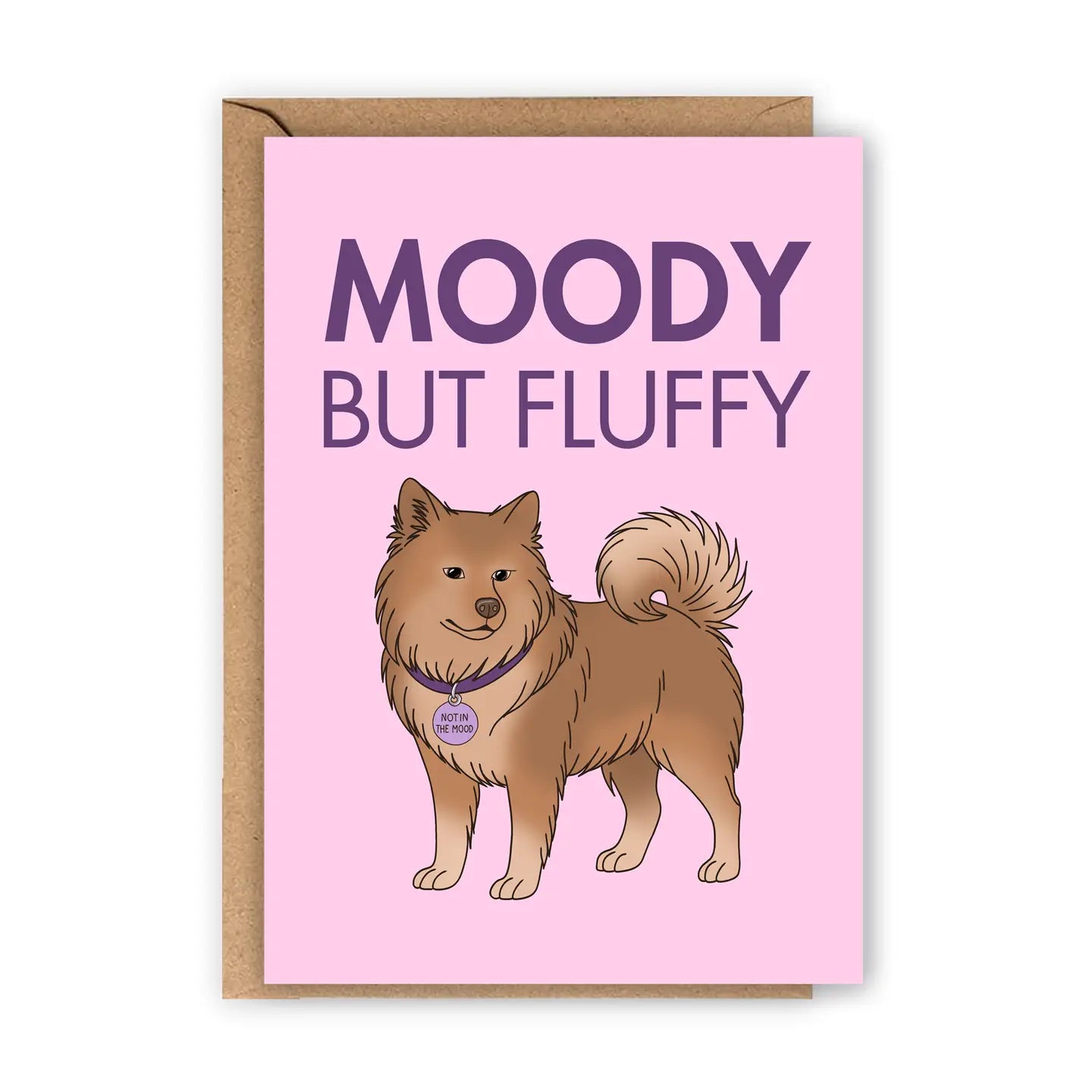 Moody But Fluffy Greeting Card