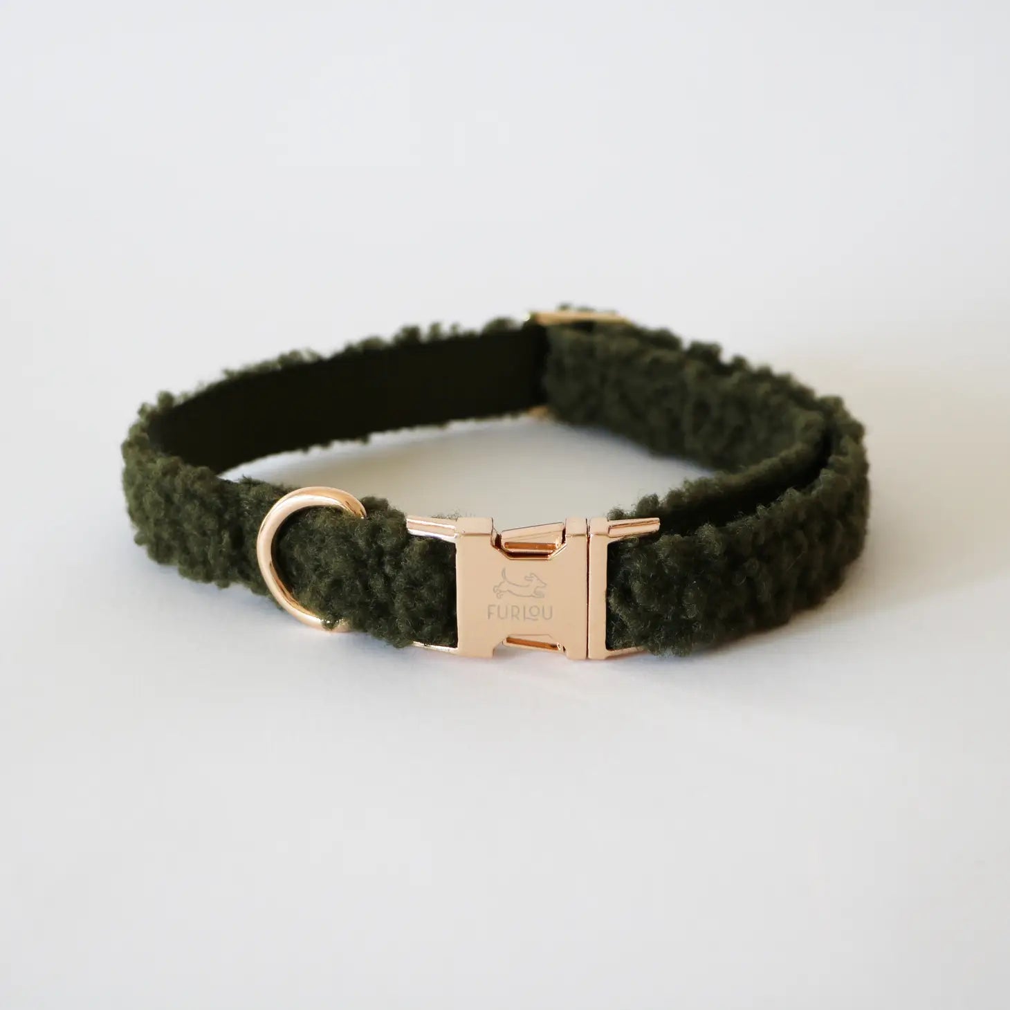 Sherpa Dog Collar - Olive Green