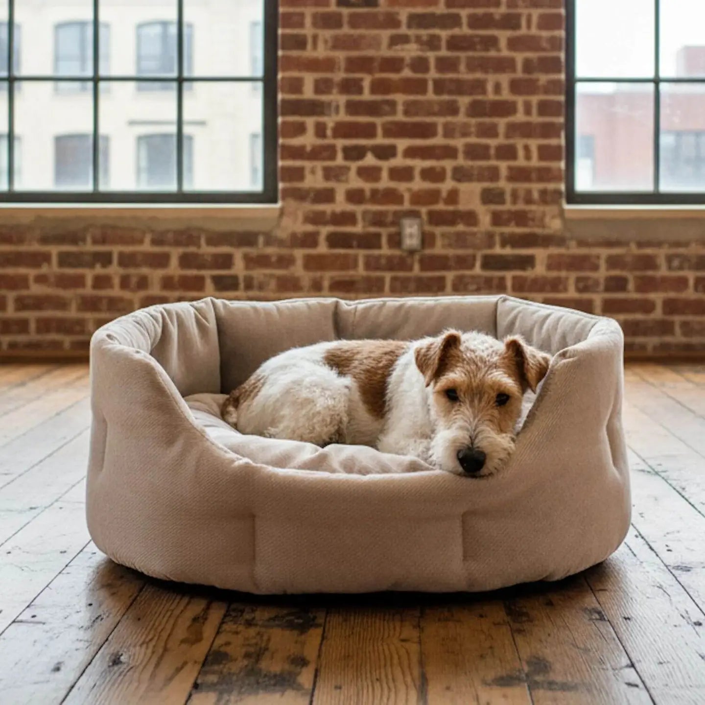 Dog Basket Madison | Beige