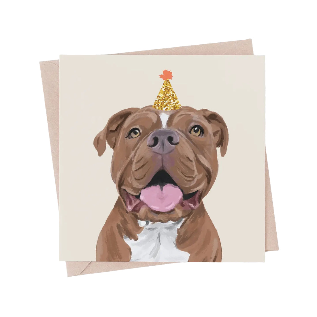 Bully Dog Greeting Card