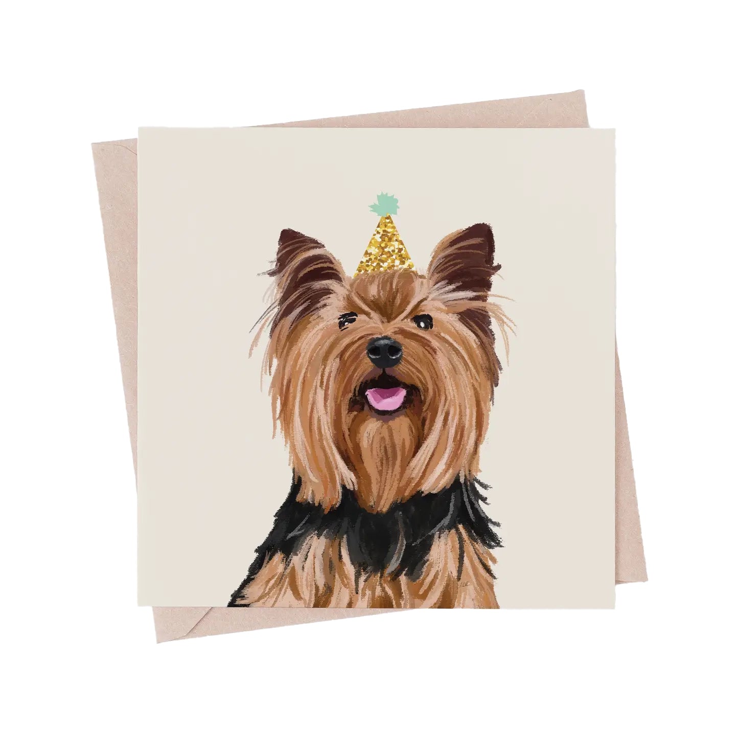 Yorkshire Terrier Dog Greeting Card