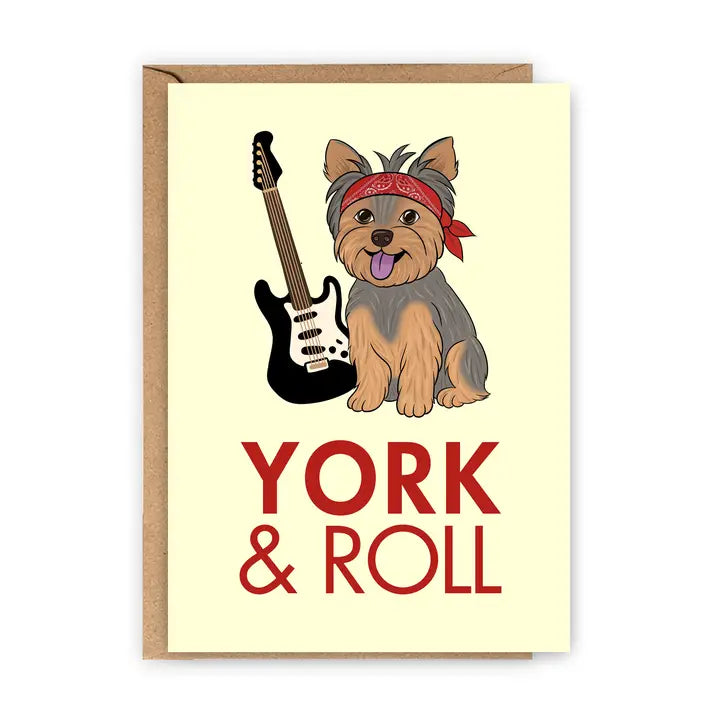 York & Roll Greeting Card