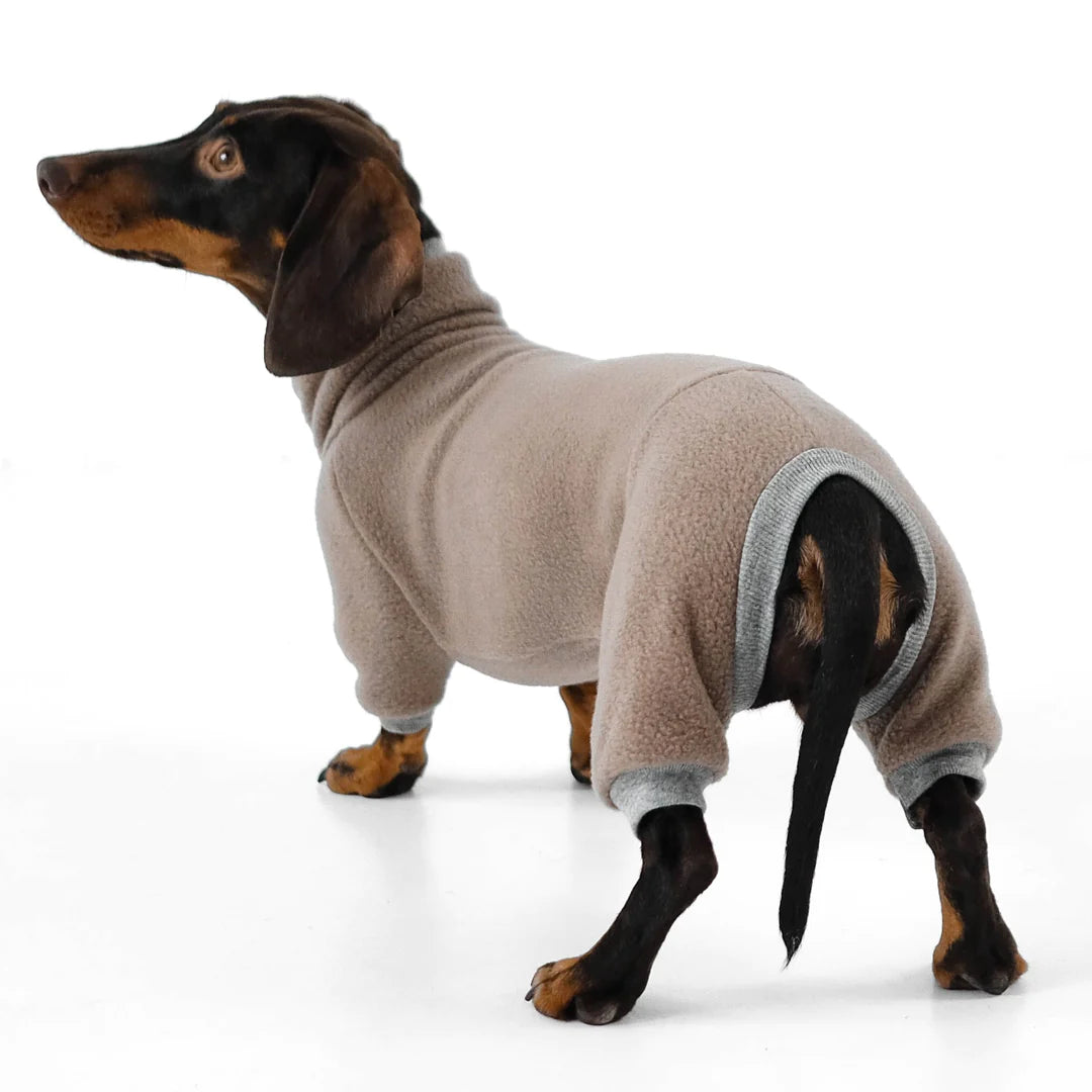 TECKEL Polar Fleece Overall - Walnut