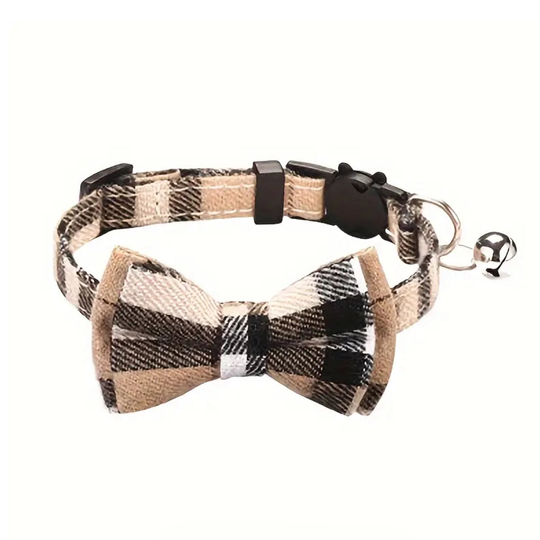 Adjustable Collar with Bell | Oxford Plaid