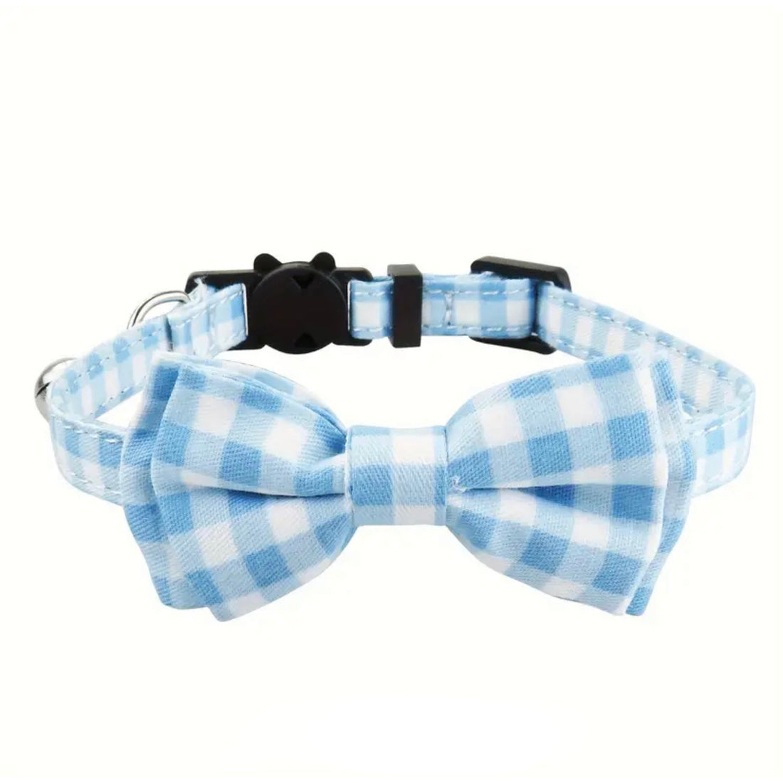 Adjustable Collar with Bell | Play Date Blue