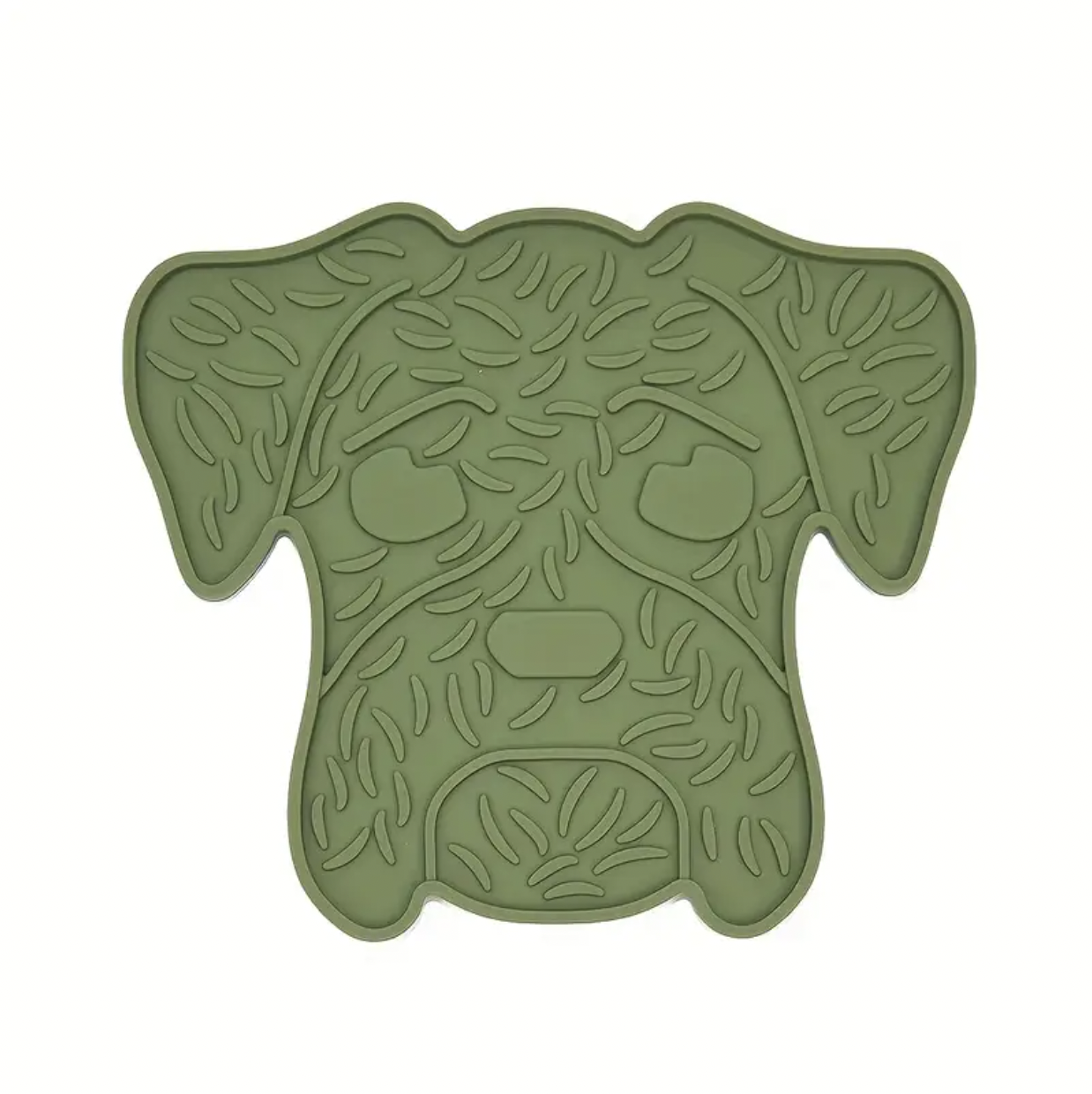 Enrichment Licking Mat with Suction Cups - Dog Face