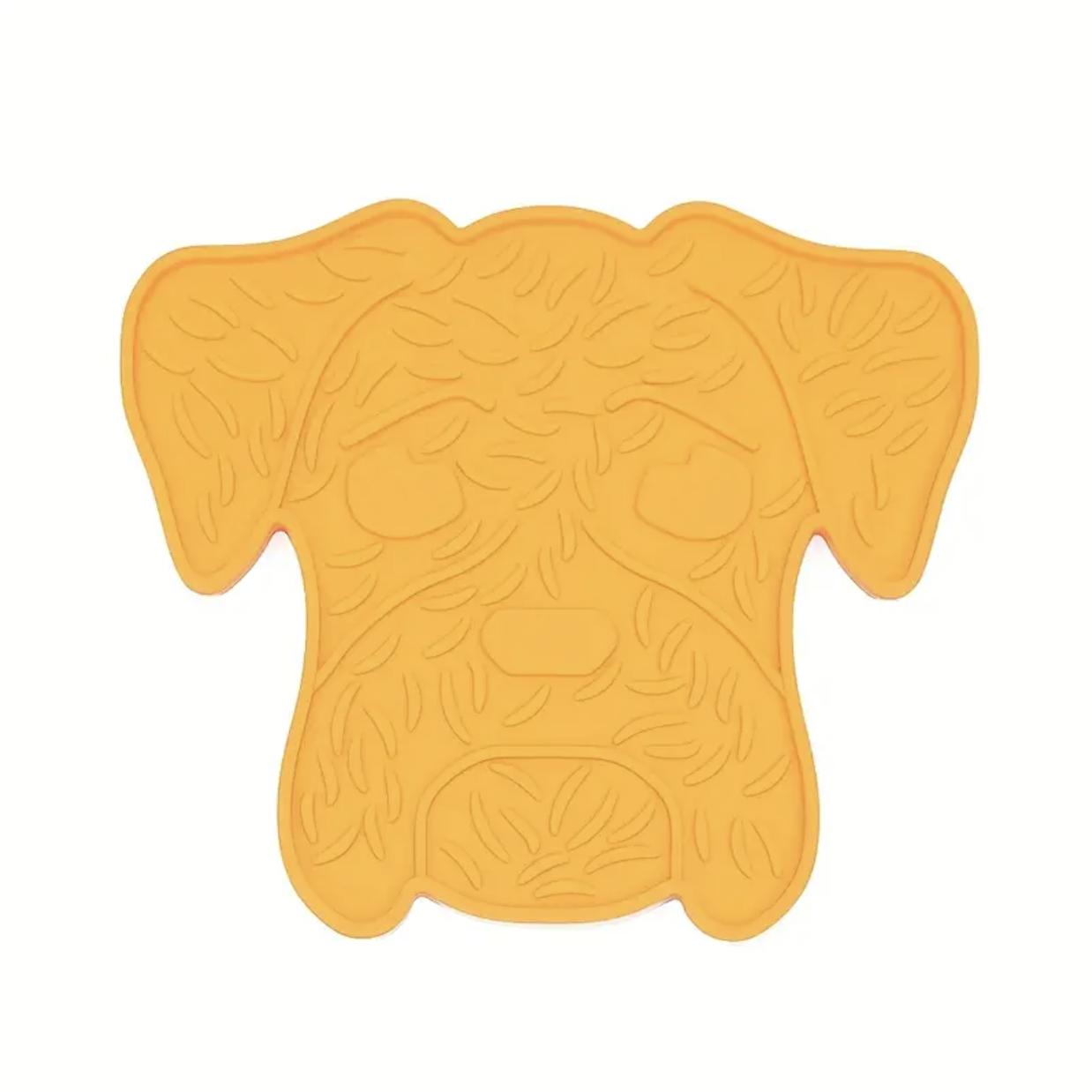 Enrichment Licking Mat with Suction Cups - Dog Face