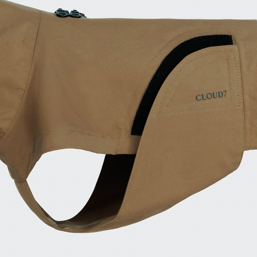 Cloud7 Dublin 2.0 Raincoat DACHSHUND - Sandy Brown