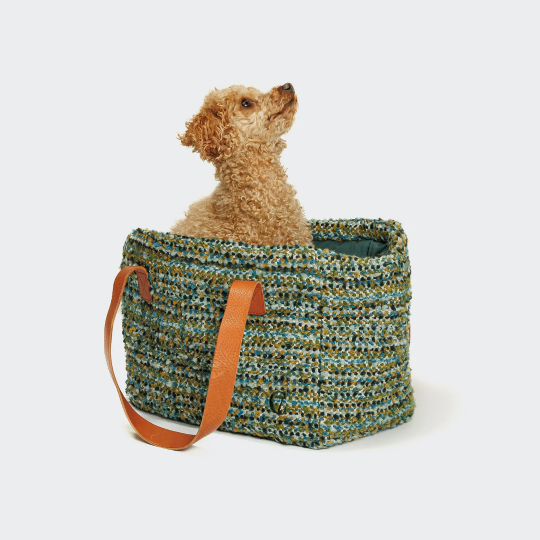 Cloud7 Dog Carrier Verona - Jacquard Green