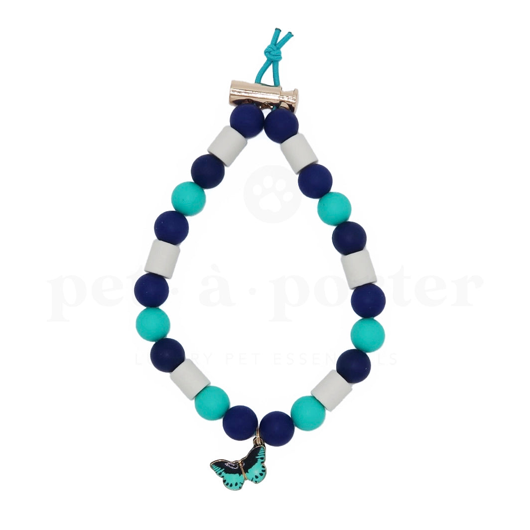Anti-Tick Beads Collar - Blue Lagoon
