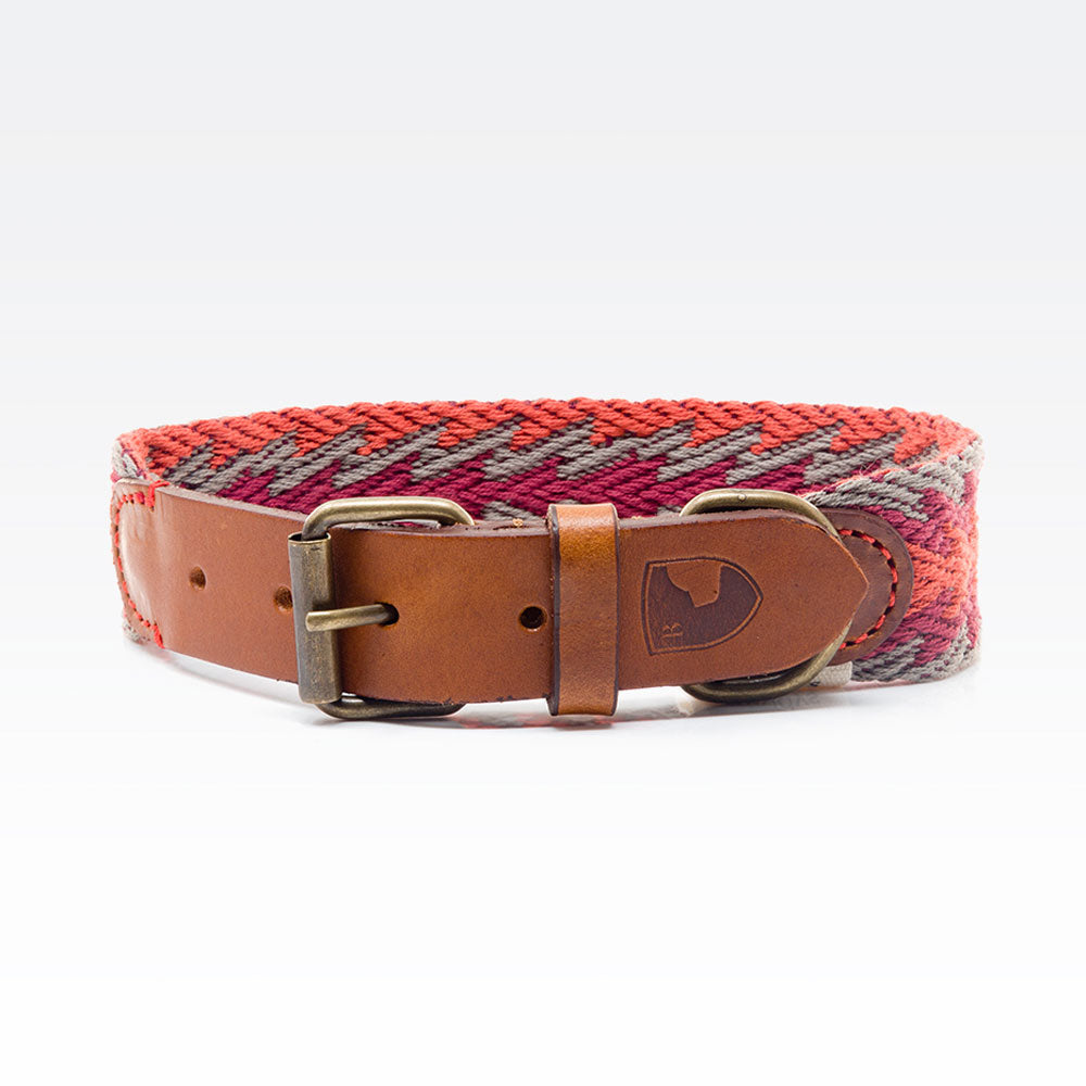 Peruvian Orange Arrow Collar