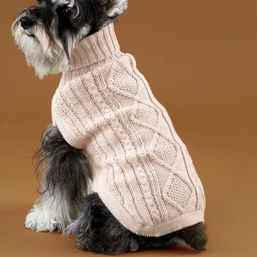 Ivory Aran Alpaca Sweater