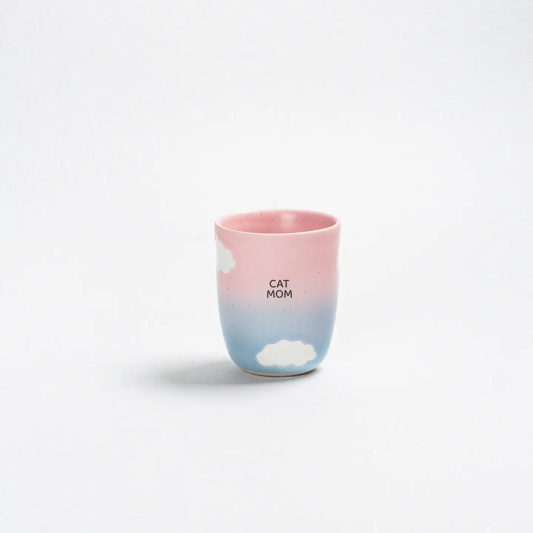 Cloud Sunset Stoneware Cup | Cat Mom