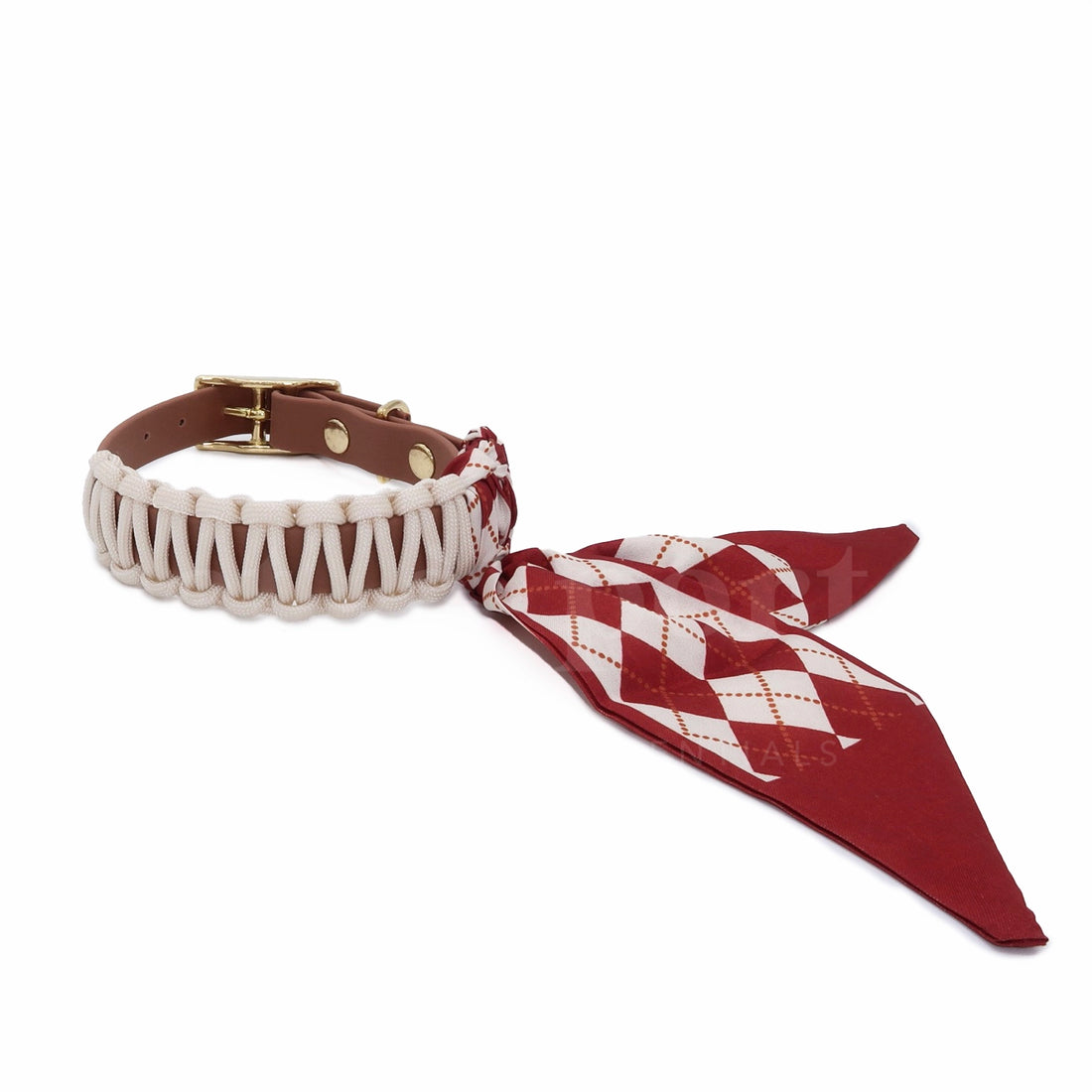 Foulie Collar | Rust Highland Plaid