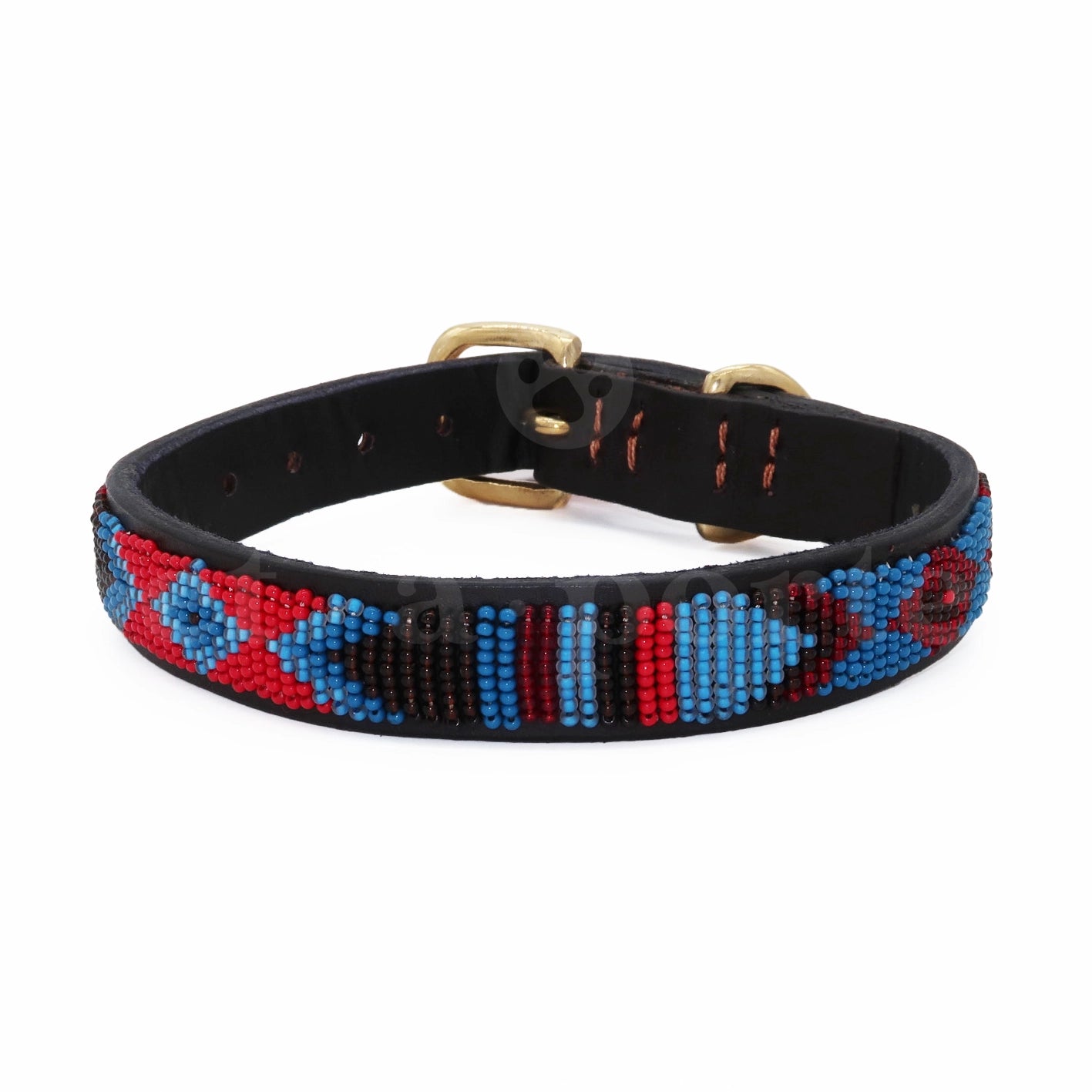 Beaded Dog Collar - Bowie
