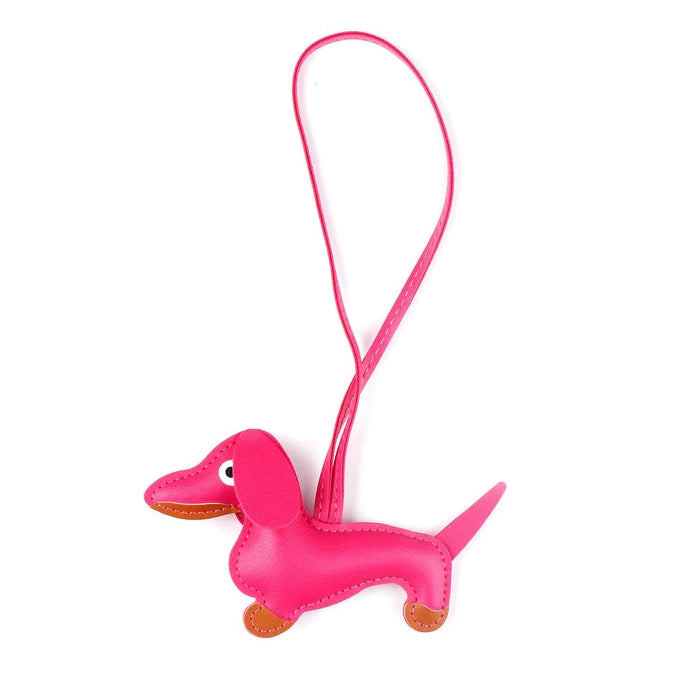 Teckel Charm - Hot Pink