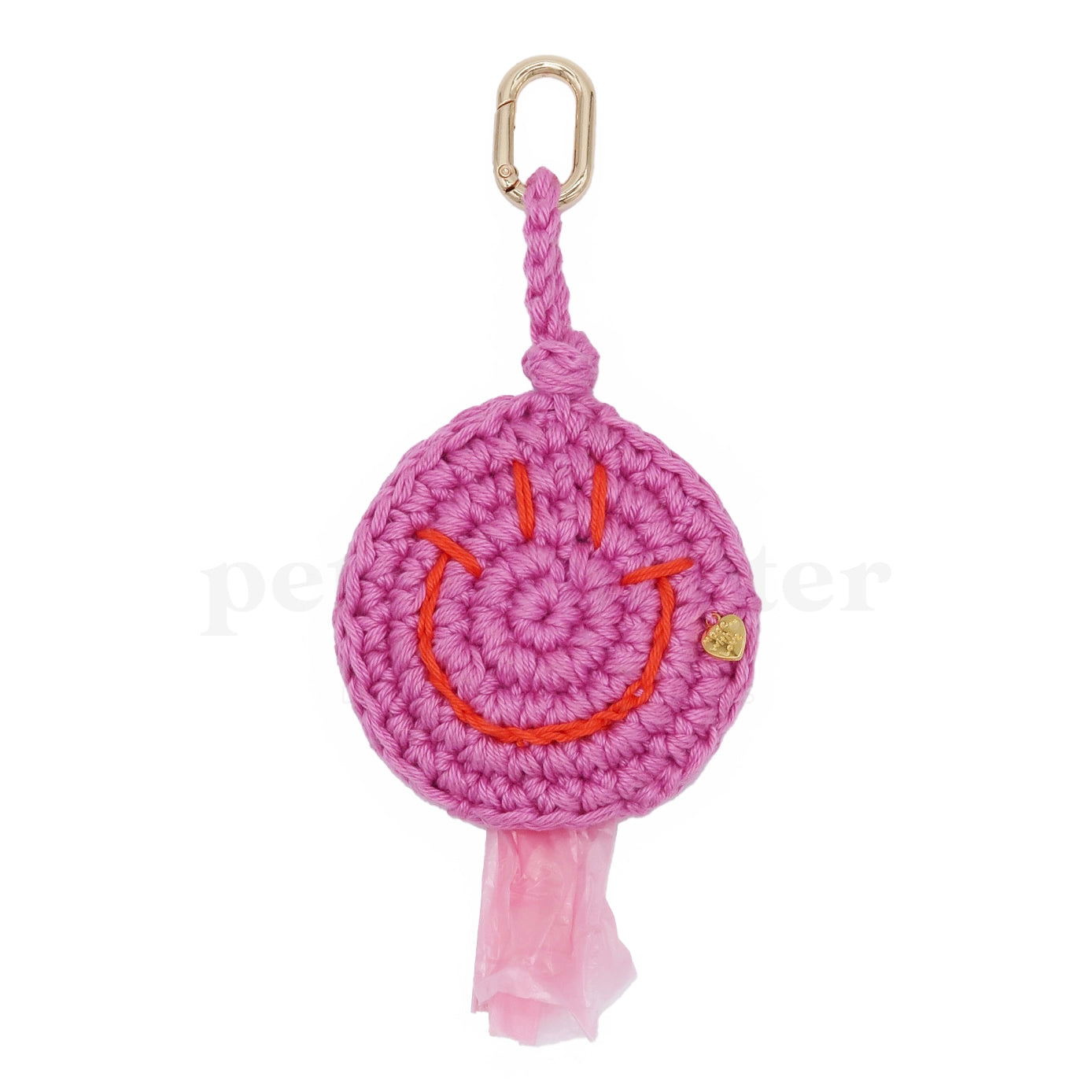 Smiley Poop Bag | Pink
