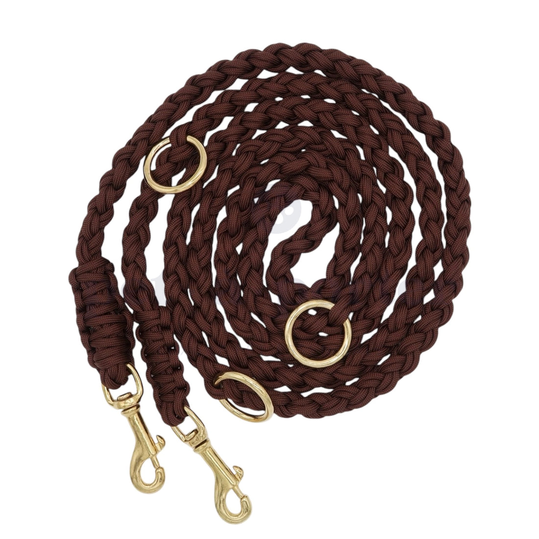 Adjustable Paracord Leash - Chocolate