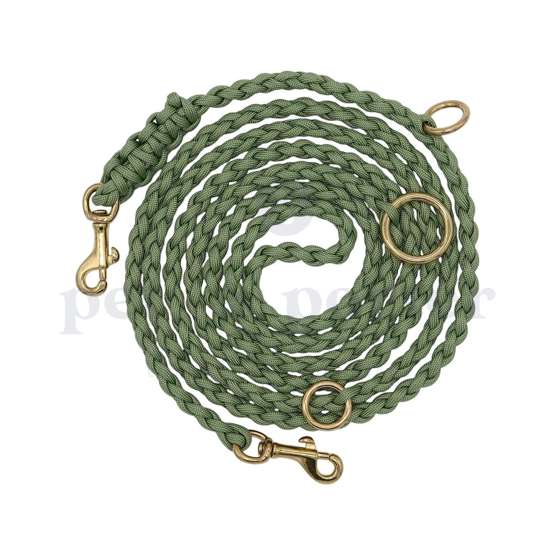 Adjustable Paracord Leash - Avocado