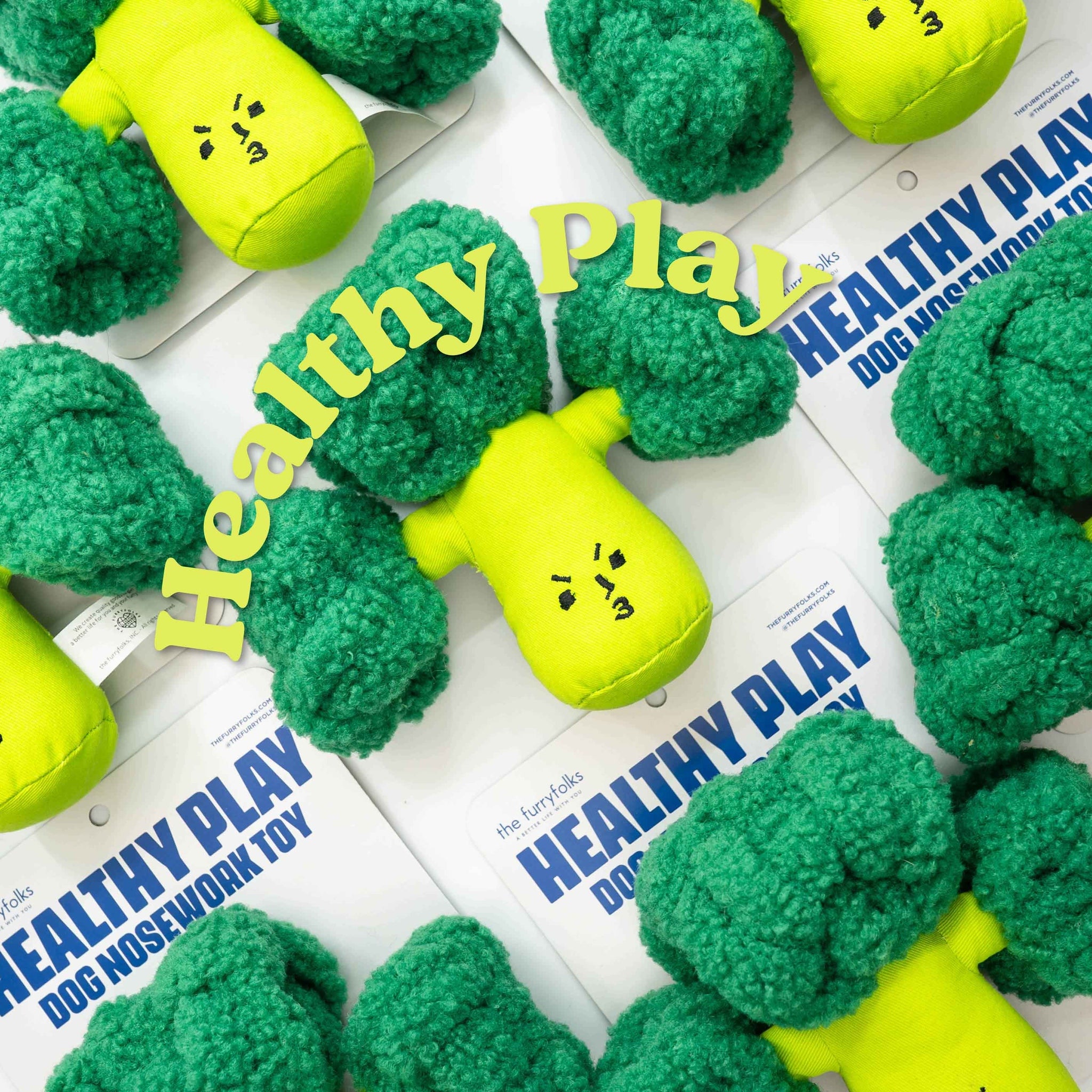 Broccoli Nosework Toy