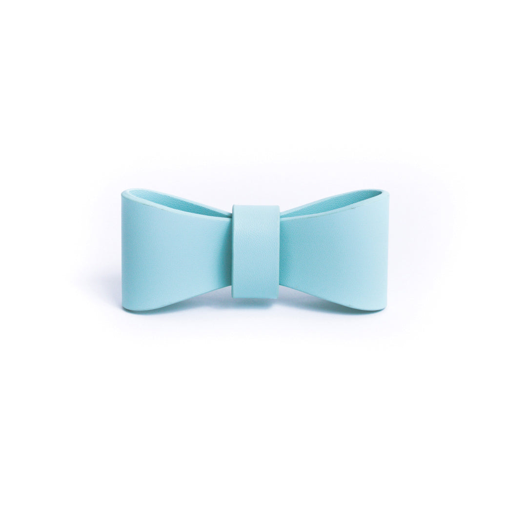 Sky Blue - Vegan Leather Bowtie