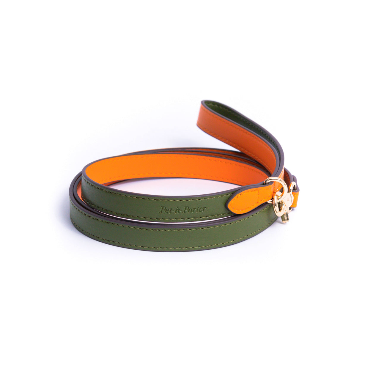 Khaki - Vegan Leather Leash