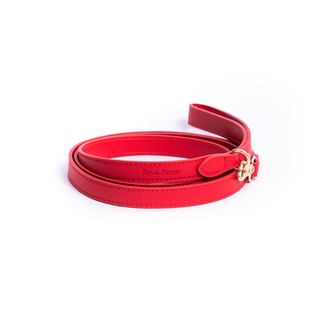 Ferrari Red - Vegan Leather Leash