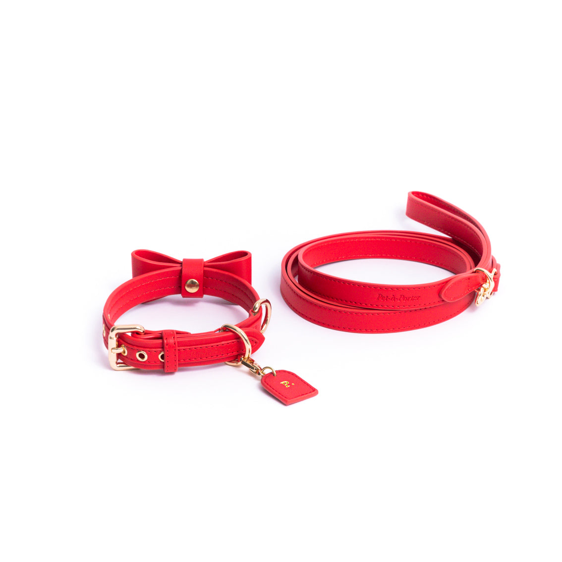 Ferrari Red - Vegan Leather Leash