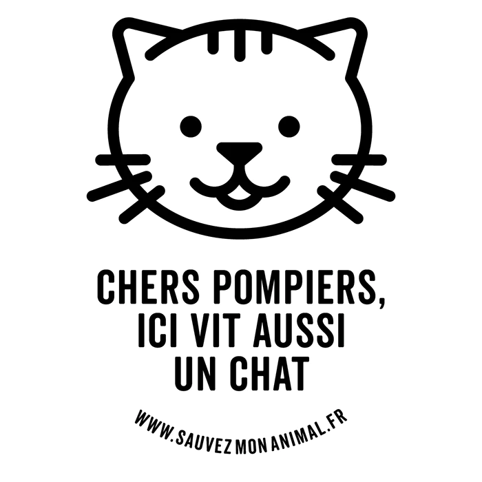 Save My Pet Sticker - 1 Cat