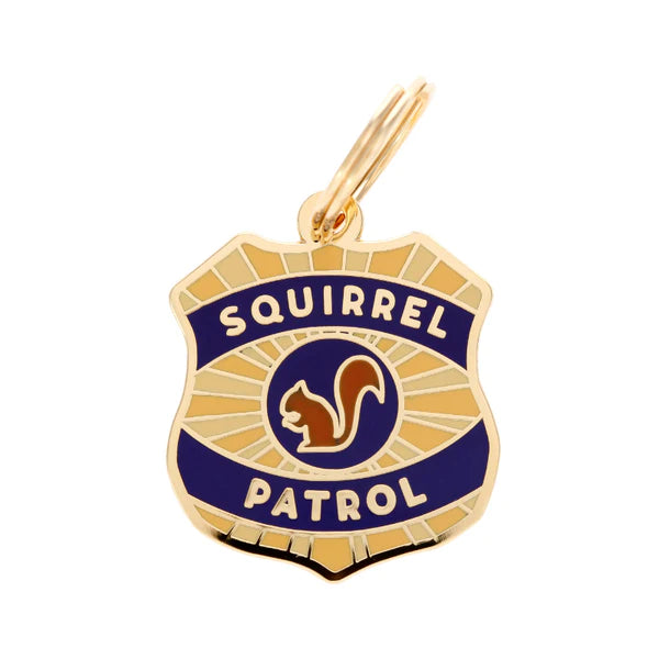 Squirrel Patrol Dog Tag
