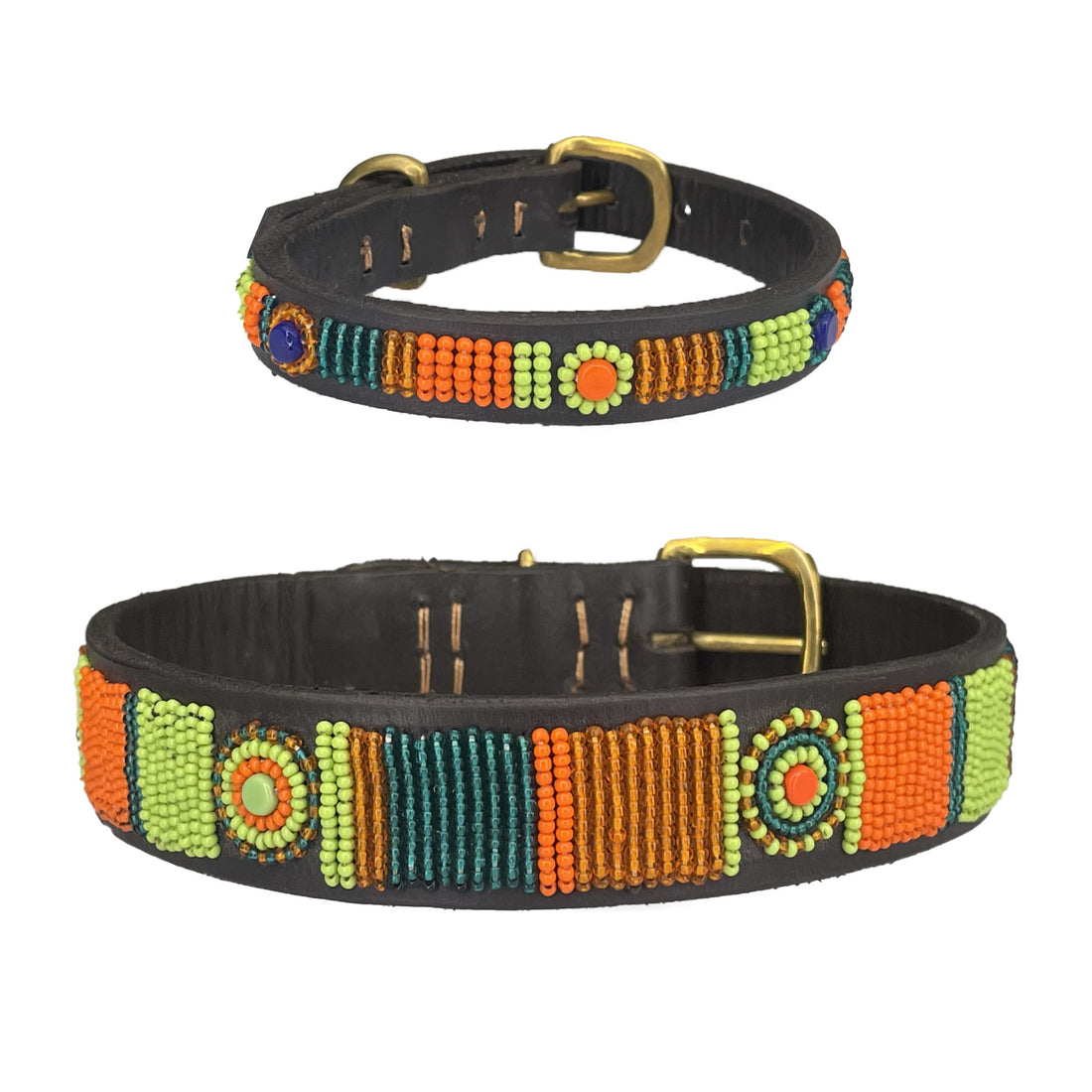 Beaded Dog Collar - Lucy