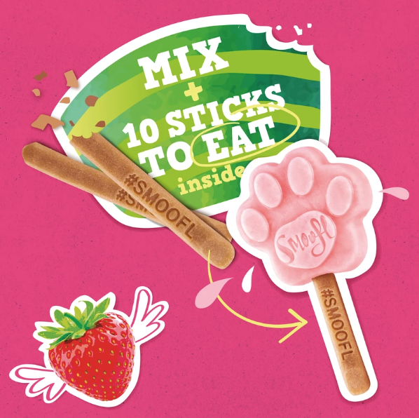 Ice cream mix for dogs - Strawberry - Pet-à-Porter