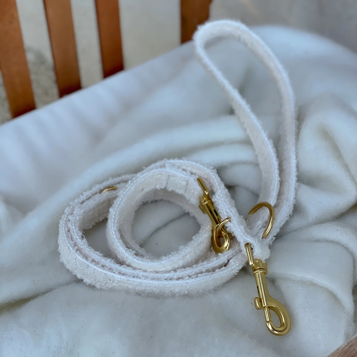 Leash Teddy - Cream