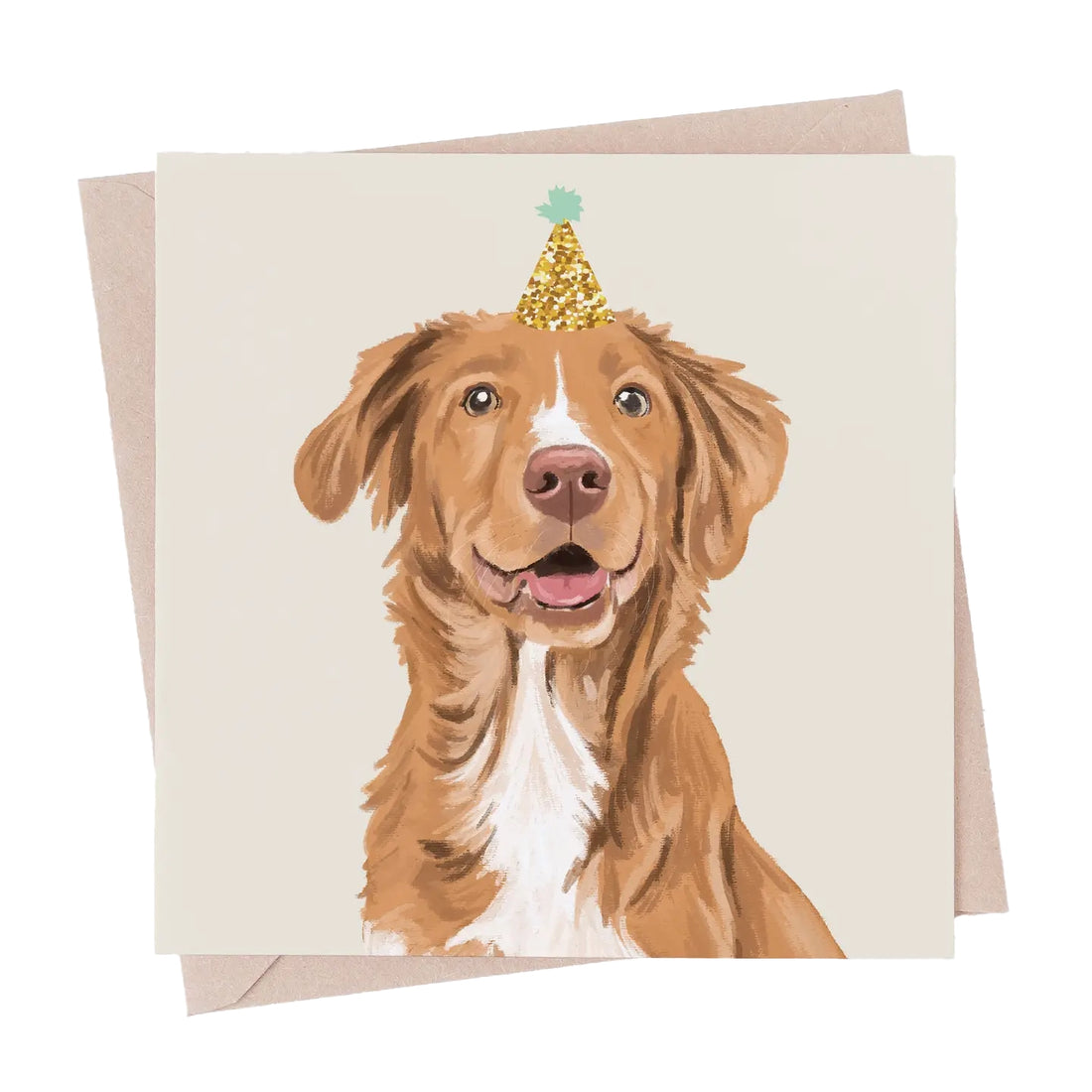 Duck Tolling Retriever Dog Greeting Card