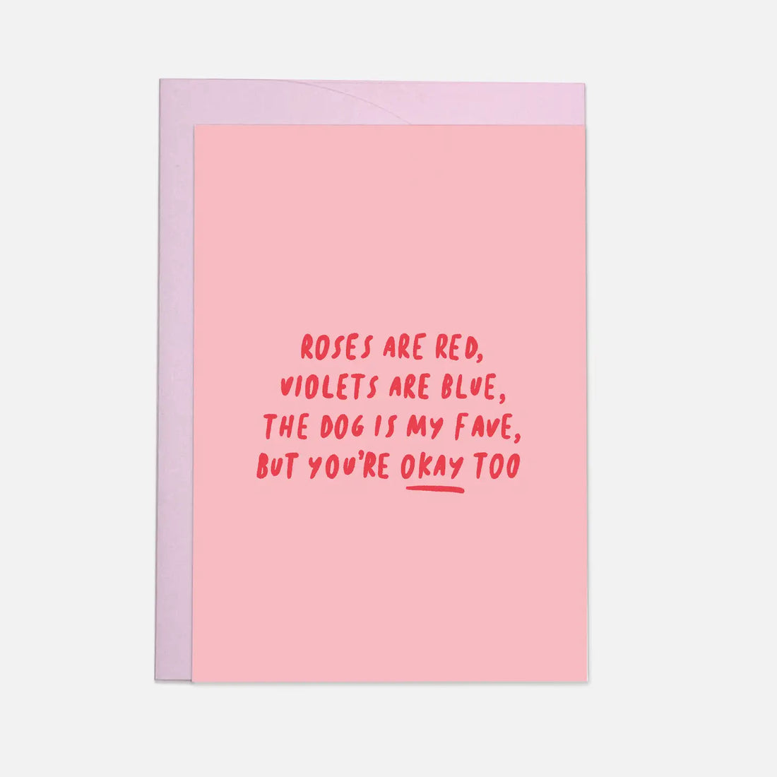 Hund ist mein Favorit Karte