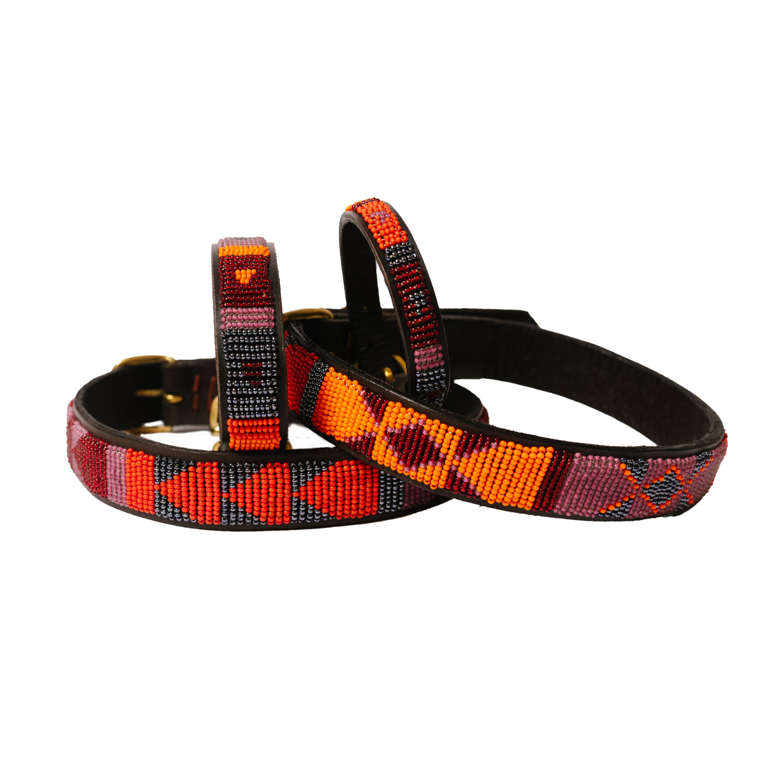 Beaded Dog Collar - Maya