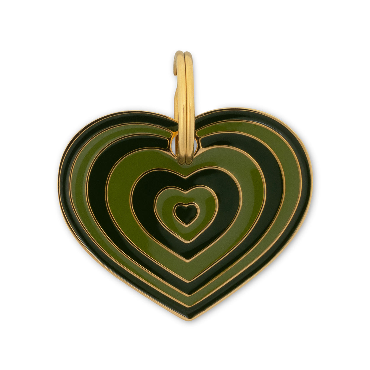 Matcha Green Heart Tag