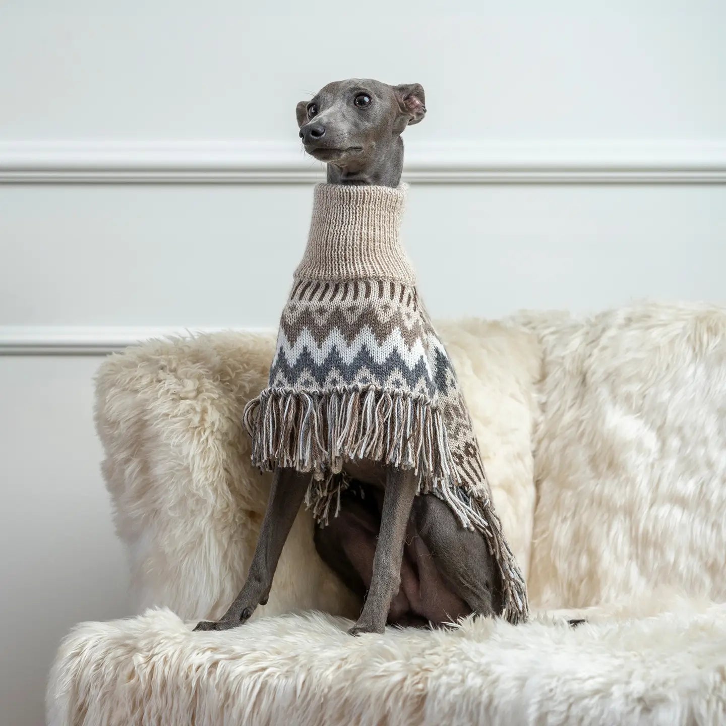 Woolly Winter Alpaca Poncho