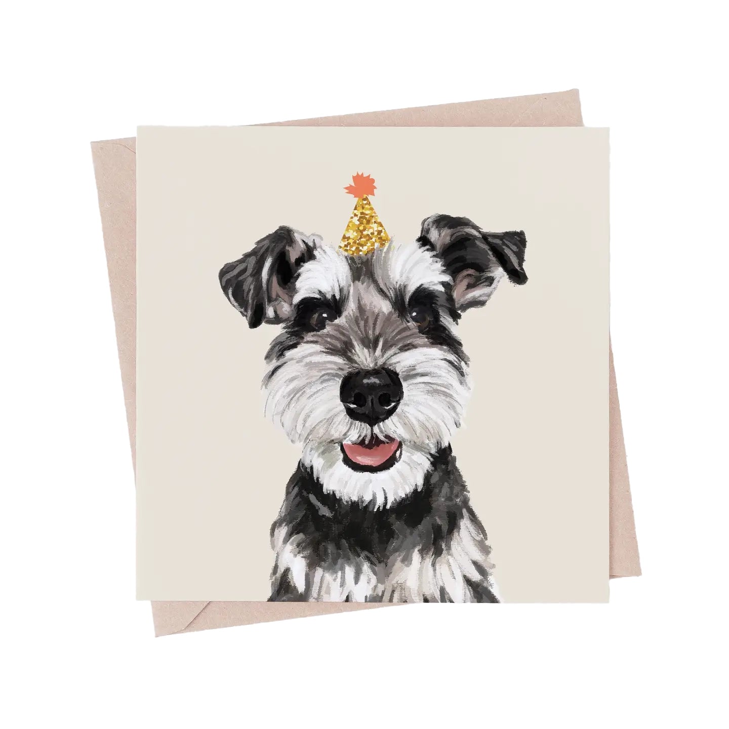 Schnauzer Dog Greeting Card