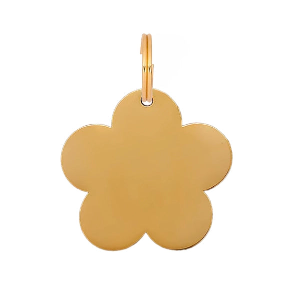 Flower Shaped Dog Tag