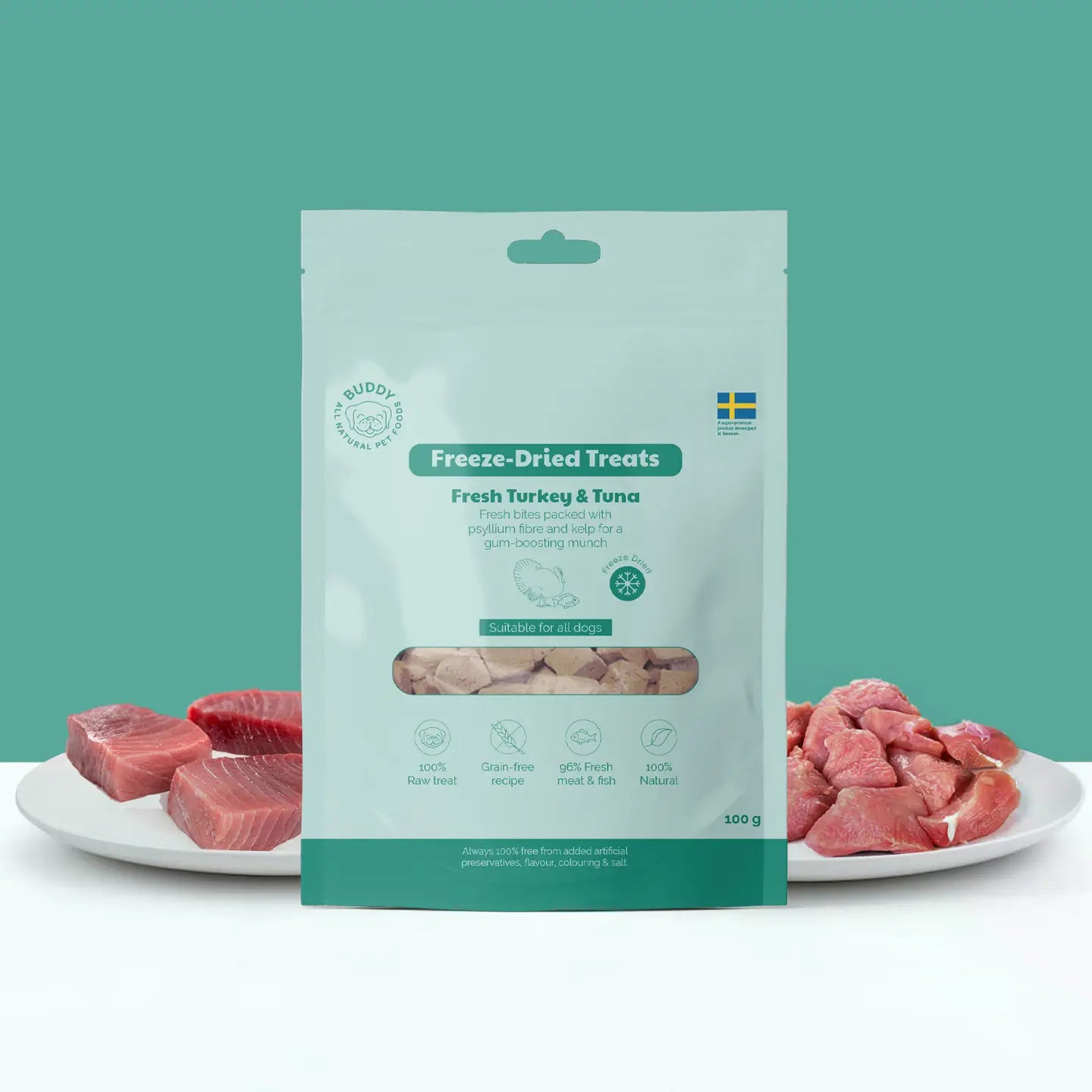 Freeze-Dried Treat | Raw Turkey & Tuna