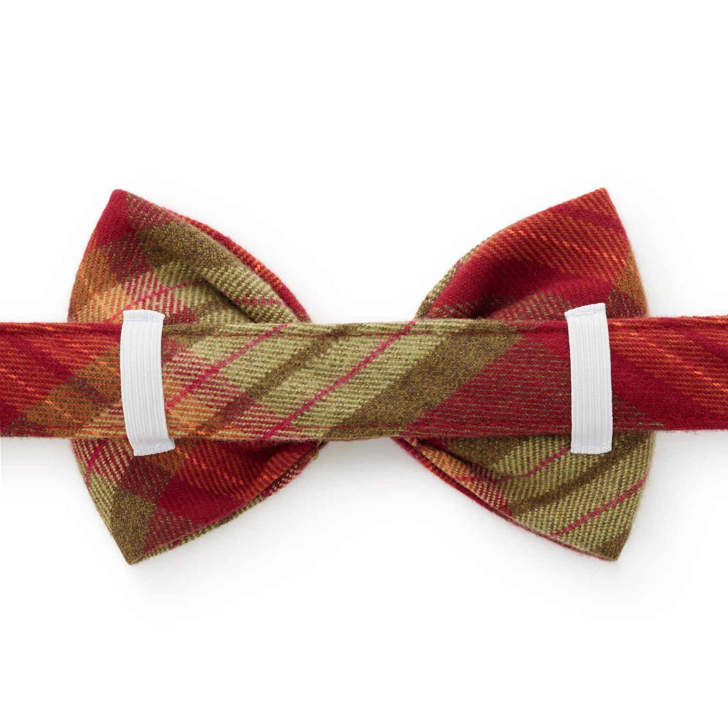 Orchard Plaid Flannel Bow Tie Collar