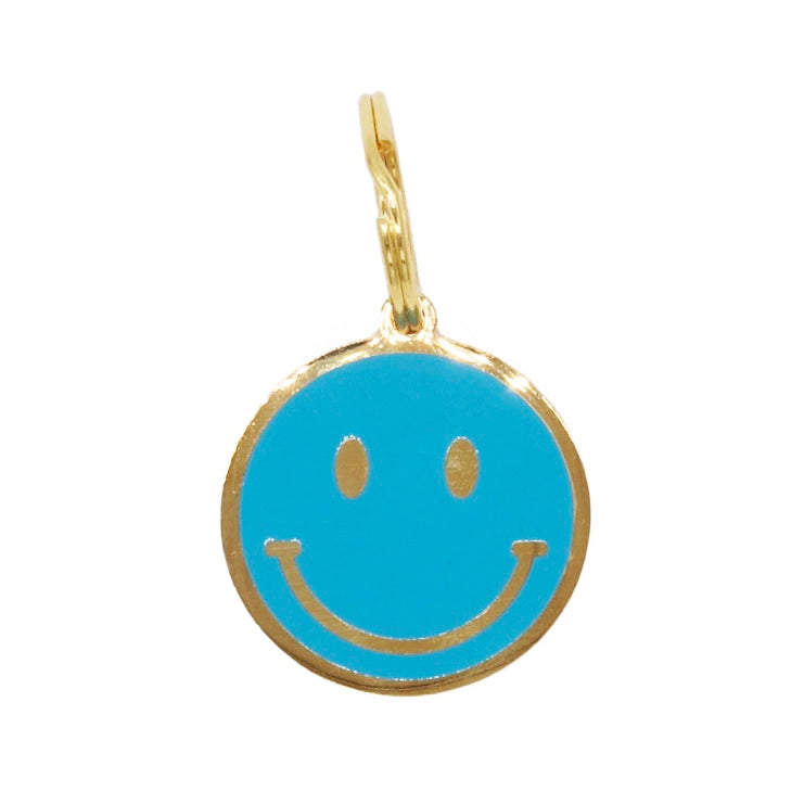 Smiley Tag - Blue