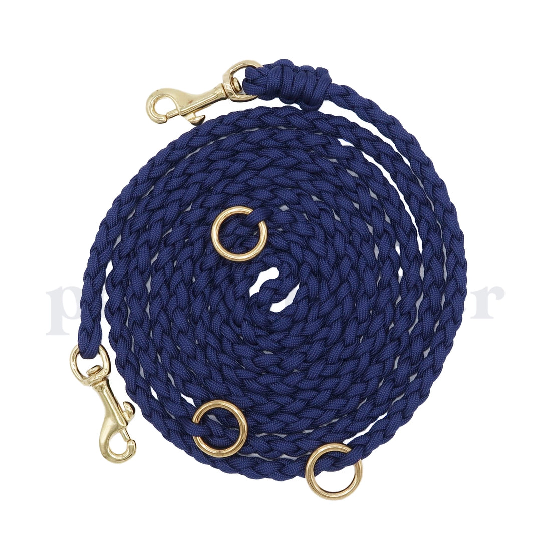 Adjustable Paracord Leash - Marine Blue