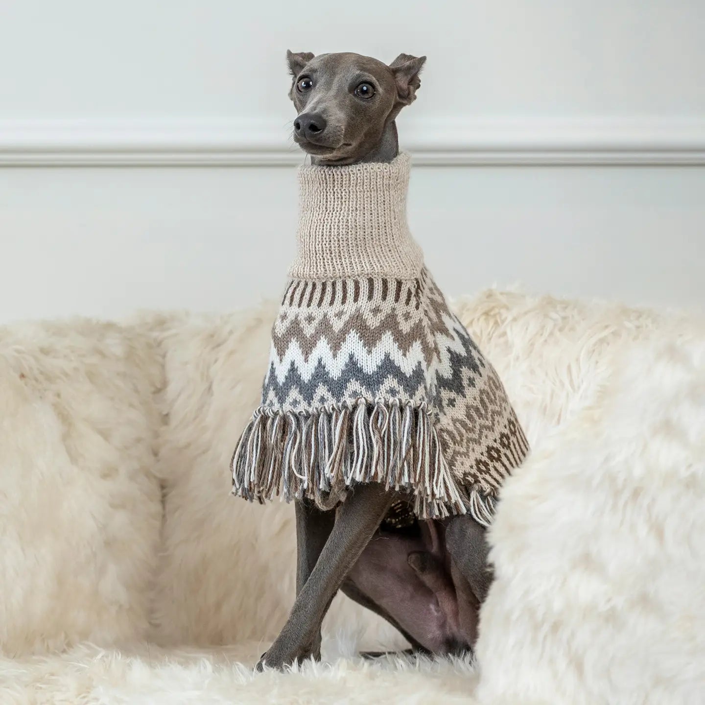 Woolly Winter Alpaca Poncho