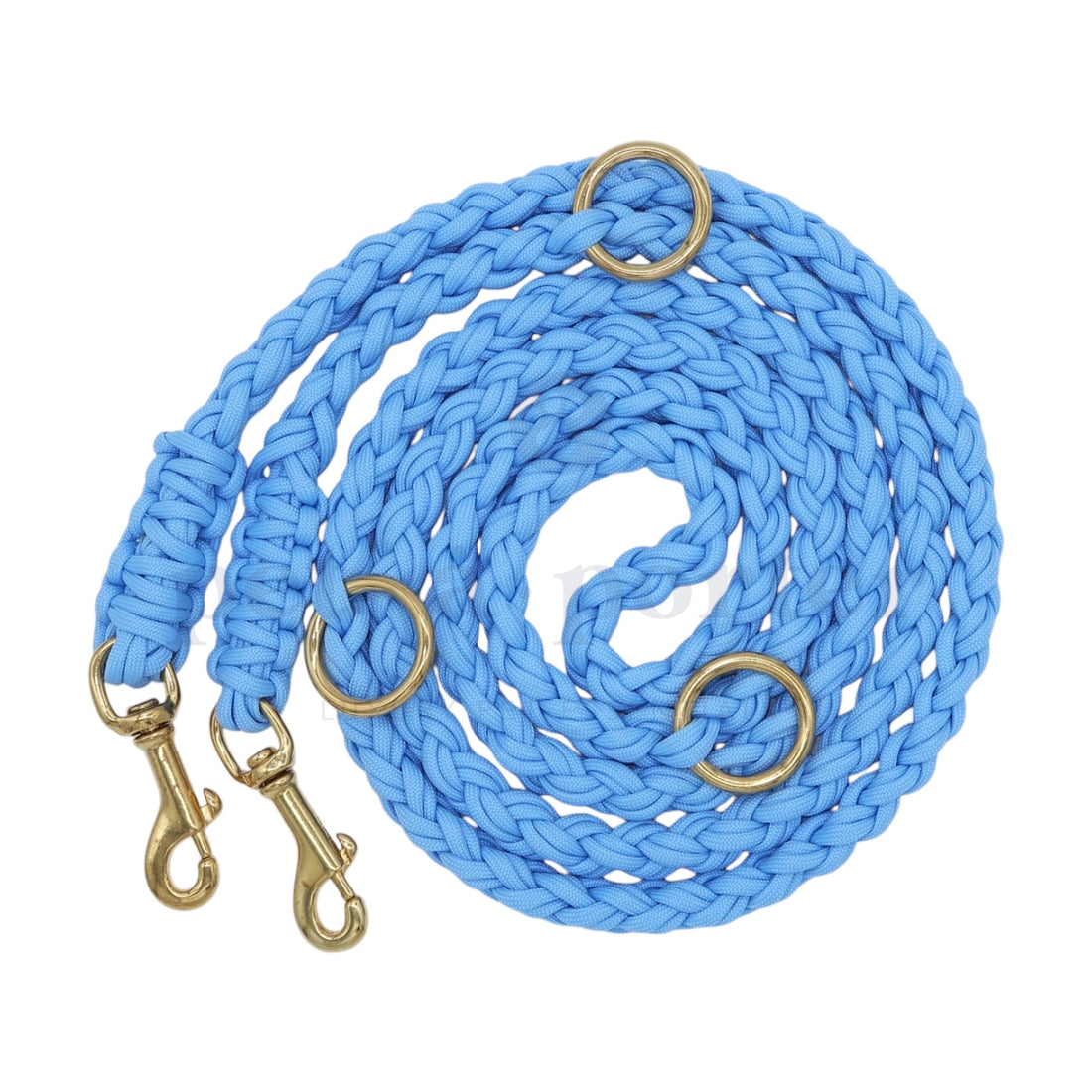 Adjustable Paracord Leash - Polar Blue