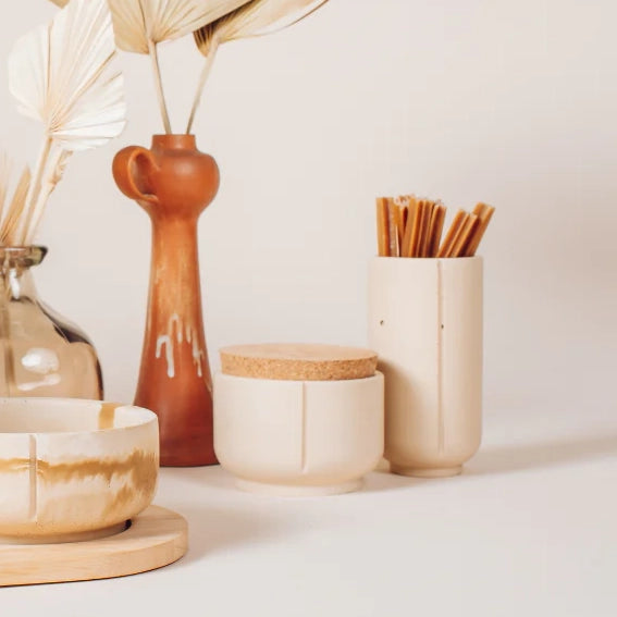 Boîte à friandises moyenne - Camel Brown