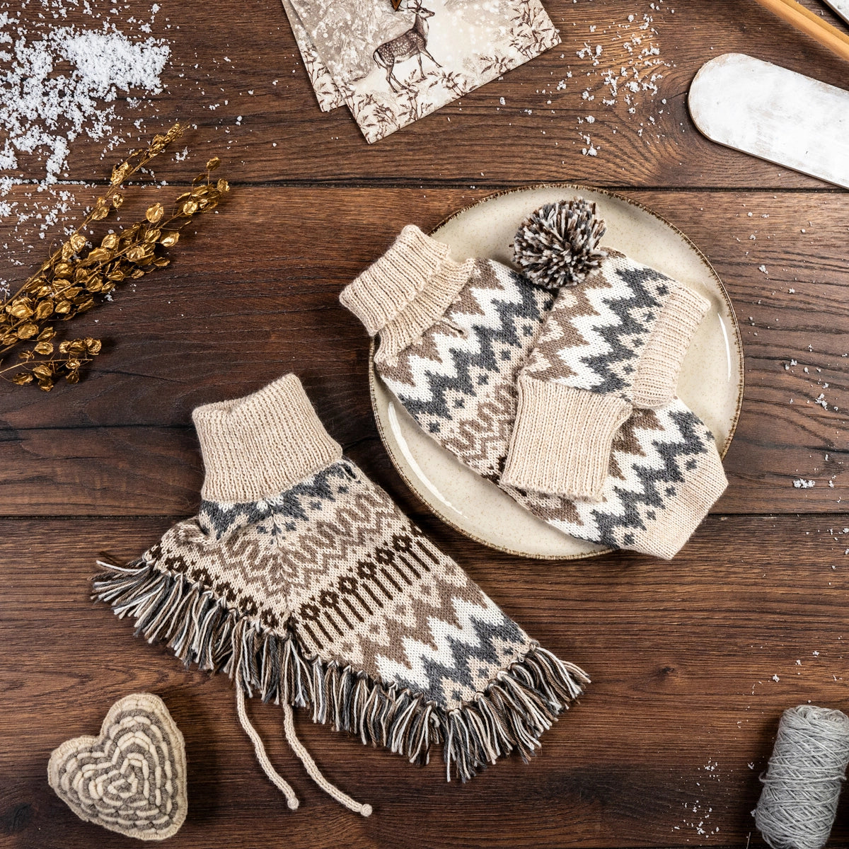 Woolly Winter Alpaca Poncho