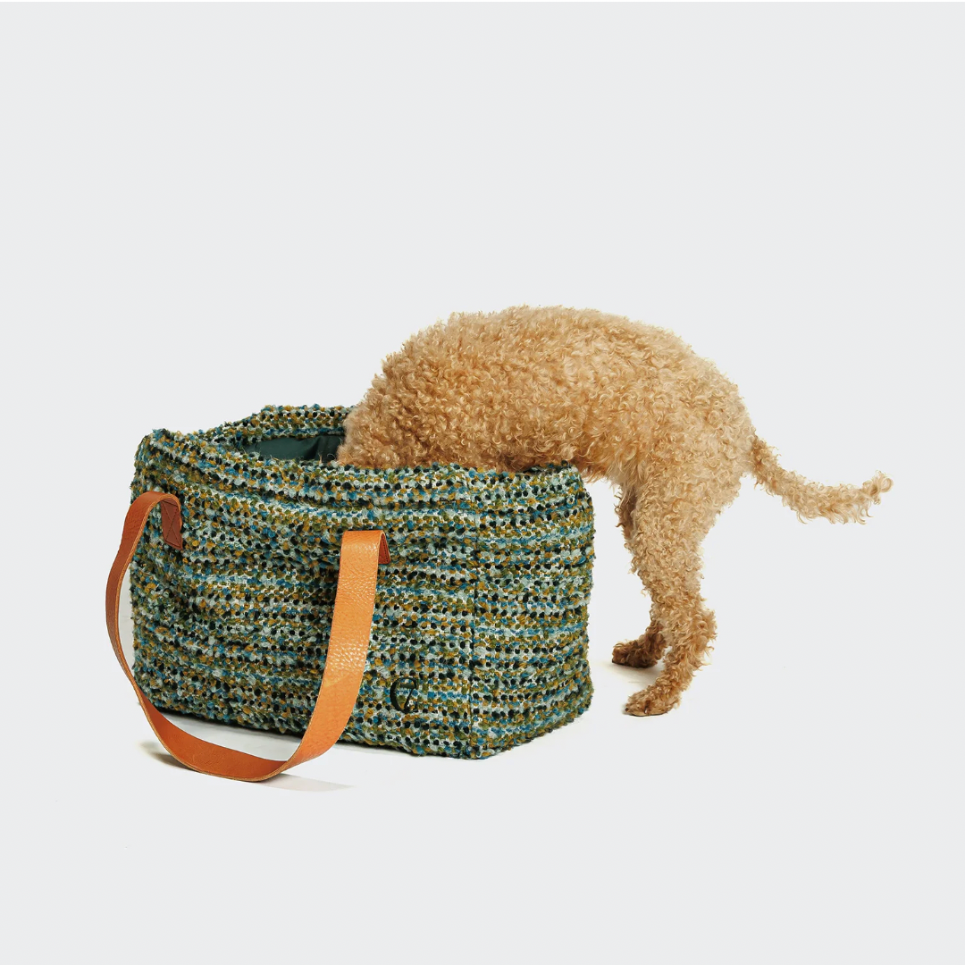 Cloud7 Dog Carrier Verona - Jacquard Green